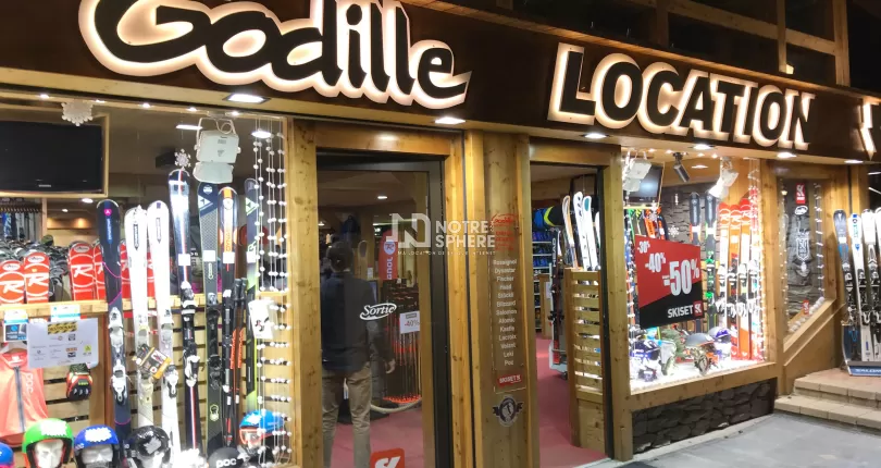 Photo du magasin Godille Sport 1600 à Pra Loup